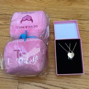 Taylor swift UR my lover fuzzy dice & Valentine’s Day necklace